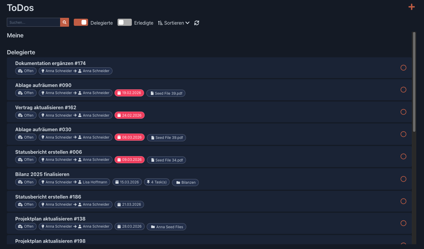 Todos screenshot