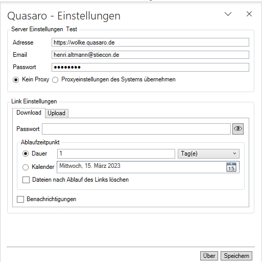 Einstellungen Outlook